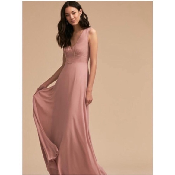 BHLDN Anthropologie Pale Pink Capulet Dress Size S - Picture 9 of 9